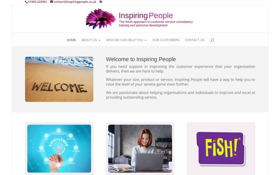 Inspiring People – redesign