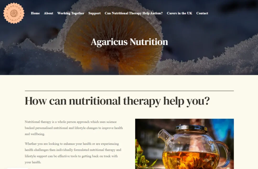 Agaricus Nutrition